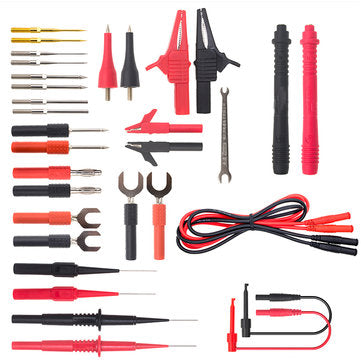 ML-1708 32P-1 Combined Multimeter Test Line Banana Plug Silicone Pen Line U-type Fork Test Pin Allig