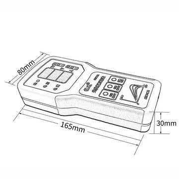 WS400A Photovoltaic Panel Multimeter Solar Panel MPPT Tester Open Circuit Voltage Detection Power Me