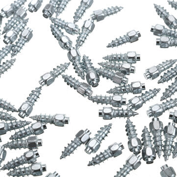 100pcs Spikes For Tire Marrkey Tire Studs Ice Stud Screw-In Studs Snow Chains For ATV/Mini-Tractors/