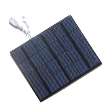5W 6V Solar Panel Powered 6 Inch Mini Fan Ventilator for Home Outdoor Air Cooling