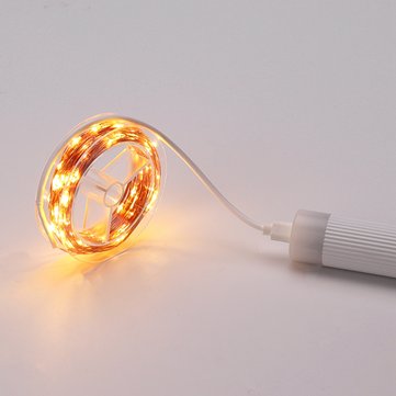 USB Rechargeable 5M 50LED Copper Wire String Light Waterproof for Wedding Party Christmas DC5V+Remot