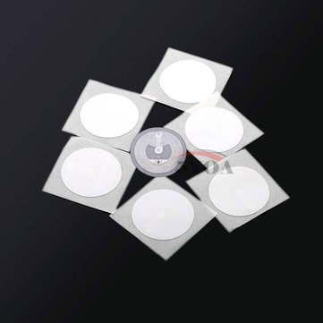 6pcs/lot Ntag213 Ntag216 NFC TAG Sticker 13.56MHz ISO14443A NTAG 213 Universal ... (SIZE 4: NTAG213)