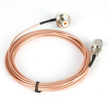 Pink 5 Meter 316 Coaxial Cable UHF/PL-259 Male to Female for QYT KT-8900 YAESU ICOM KENWOODs Mobile
