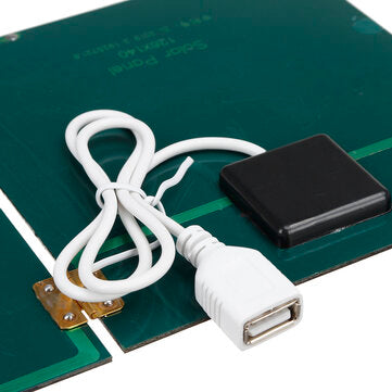 Solar Power Panel Folding Portable Power USB Output Charger For Travel Outdoor Camping