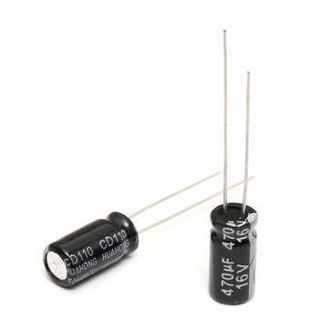 600pcs 12 Value 1uF~470uF Electrolytic Capacitor Assortment Kit 50pcs Each Value