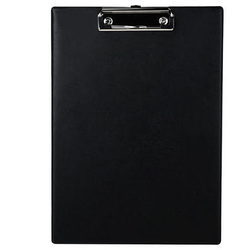 Deli 9224 A4 PVC Clip Board Portable Black Writing Board Clipboard Office School Meeting Accessories