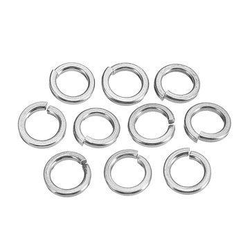 100Pcs M4 304 Stainless Steel Split Lock Washers Spring Washers