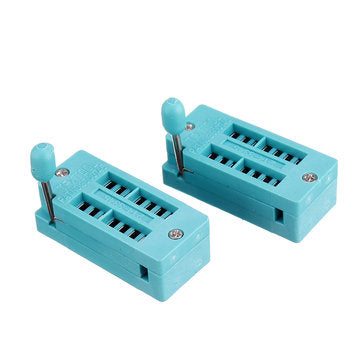 10pcs IC Lock Seat Zif Socket Test Universal zif Sockets 14Pin