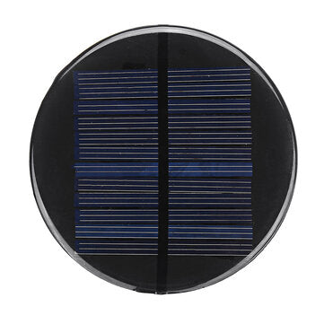 80MM 6V 1W Round Style Polycrystalline Solar Panel Epoxy Board