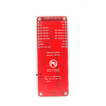 DSTIKE NodeMCU EVO ESP8266 5dB Antenna RGB Buzzer 4MB ESP-07 USB Compatible with Deauther NodeMCU 5V