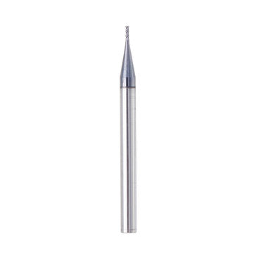 Drillpro 10pcs 1mm HRC55 TiAlN 2 Flutes End Mill Cutter Tungsten Carbide Milling Cutter CNC Tool