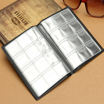 10 Pages 120 Coin Collections Holder Pocket Money Tokens Storage Album Decorations Storage Bag