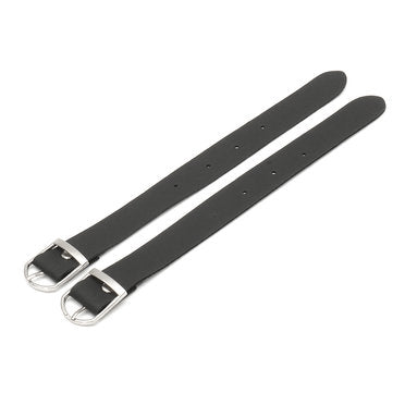 Black Motorcycle Front Rear Fork Tool Saddle Bag For Harley Softail Sportster Dyna