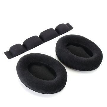1 Pair Replacement Velour Ear Pad Headband for Headphone HD545 HD565 HD580 HD600 HD650