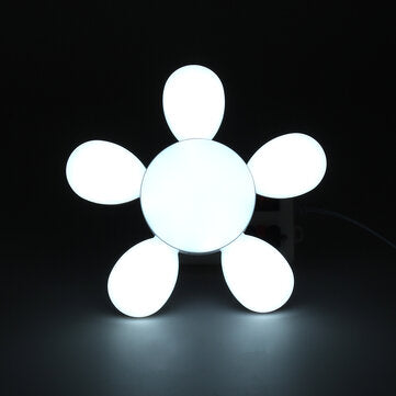 AC165-265V 40W 5 Blades Turtle Shape E27 LED Garage Light Deformable Ceiling Fixture Workshop Lamp B