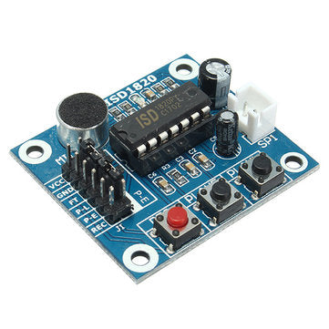 10pcs ISD1820 3-5V Voice Module Recording And Playback Module  Control Loop / Jog / Single Play Geek