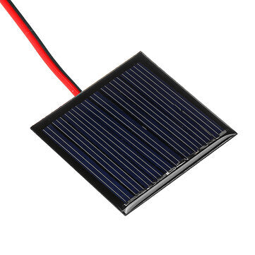 0.25W 5V 45*45mm Mini Polysilicon Solar Panel Epoxy board with Wire