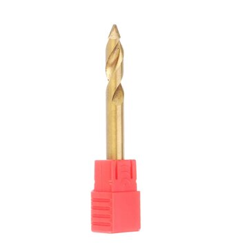 Drillpro 7Pcs 3-12mm Spot Drill 60 Degree Titanium Coated M42 Cobalt Chamfer Drill Location Center B