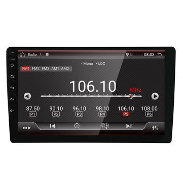 YUEHOO 10.1 Inch 2 DIN for Android 8.0 Car Stereo Radio Player 4 Core 2+32G Touch Screen 4G bluetoot