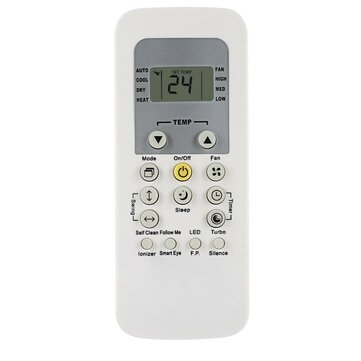 English Version Air Conditioner Remote Control Suitable for Carrier RG56BG/EF-CA RG56/BGEFU1-CA