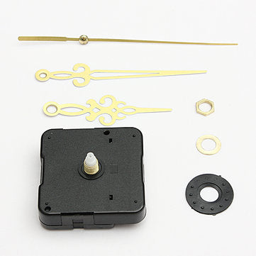 5pcs Gold Hands DIY Quartz Wall Clock Spindle Movement Mechanism