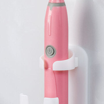 Wall Mounted Universal Electric Toothbrush Holder Rack Tooth Brush Organizer Hangable Water Cup Stan
