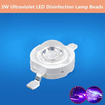 3W High Power Vertical Lamp Beads LED Disinfecting High brightness (NM: 365-370NM)