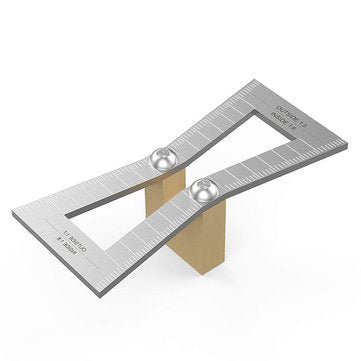 Drillpro Dovetail Scribe Line Planner Woodworking Crossed Templates Drawing Line Tool