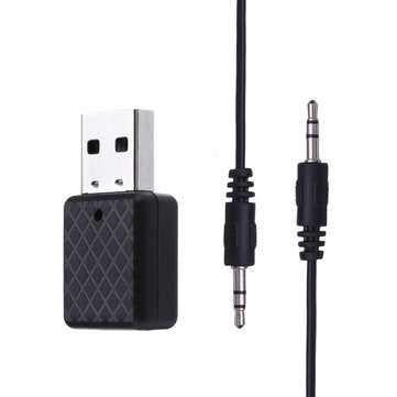 Wireless USB bluetooth 5.0 Receiver Transmitter Dongle Adapter 3.5mm AUX for PC Computer TV Car Musi