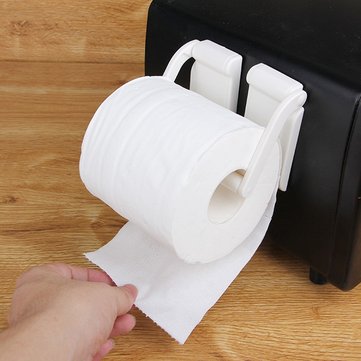 Honana Magnetic Reel Holder Towel Napkin Rack Refrigerator Side Wall Roll Paper Stand Wall Hanging P