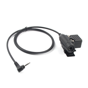 Tactical Element U94 Tactical PTT Headphone Adapter for Yaesu Vertexs VX-3R  Headphone Accessories