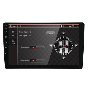 YUEHOO 10.1 Inch 2 DIN for Android 8.0 Car Stereo Radio Player 4 Core 2+32G Touch Screen 4G bluetoot