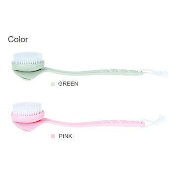 Honana BX-107 Bath Brush Scrub Skin Massage Health Care Shower Rubbing Detachable ... (COLOR.: PINK)