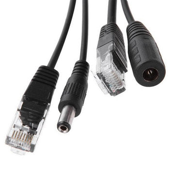 Hiseeu POE Splitter Injector Power 1 Pair RJ45 12-48V IP Camera Supply Module Synthesizer Separator