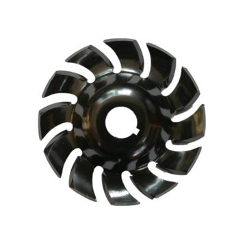 90mm 12 Teeth Manganese Steel Wood Carving Disc 22mm Bore Grinder Shaping Disc for 125 Angle Grinder
