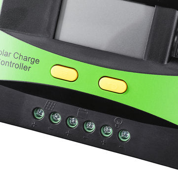 MOHOO 30A 12V/24V 5V 3A Dual USB Solar Charge Controller Solar Panel Regulator LCD Display