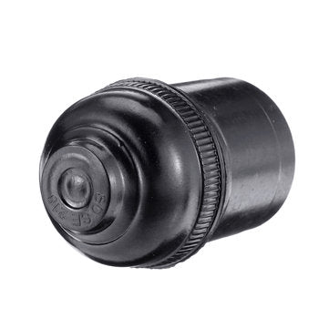 E27 6A Black Retro Light Bulb Adapter Lamp Holder Pendant Edison Screw Cap Socket Light Fittings AC2