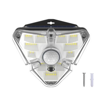 Baseus 38 LED PIR Sensor Solar Wall Path LED Lamp Light Outdoor Garden IPX5 Waterproof Light from