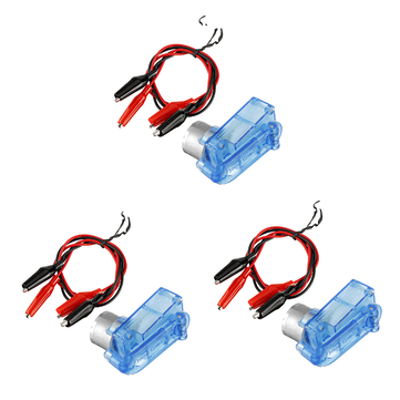 3Set Mini Emergency Hand-cranked Dynamotor Charger Portable Hand-cranked Generator 3V 5V for Diy Ele