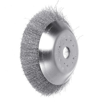 8inch/200MM Grass Strimmer Head Trimmer Brush Solid Steel Wire Wheel Garden Weed Tools