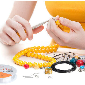 1047PCS Set DIY Handmade Necklace Bracelet Earrings Set Jewelry Making Kit