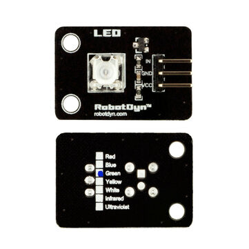 3pcs Super-bright Color LED Module Green LED PWM Display Board RobotDyn for Arduino - products that