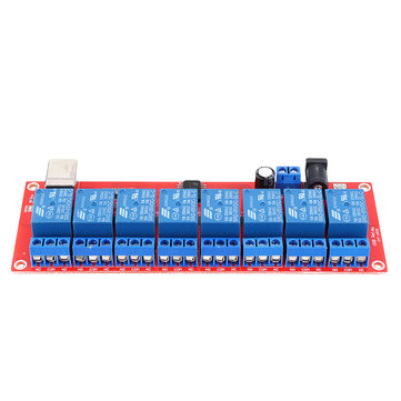 8 Channel 5V HID Driverless USB Relay USB Control Switch Computer Control Switch PC Intelligent Cont