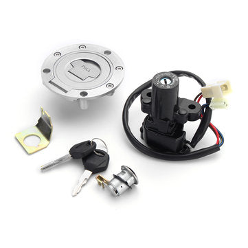Ignition Switch Lock & Fuel Gas Cap Key Set For Yamaha MT03 06-12 YZF R6 R1 98-05