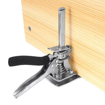 Woodworking Surpport Arm Handheld Clamp Tool Stainless Steel Height Regulator Precision Locator Wall