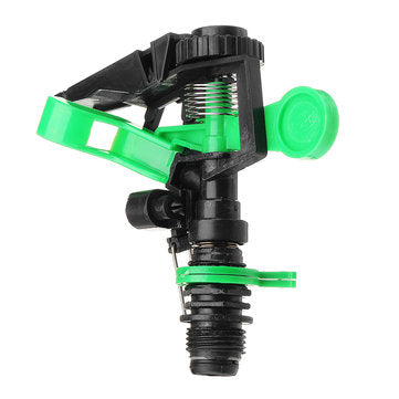 Drillpro 1/2 Inch 360 Degree Rotating Rocker Nozzle Controllable Angle Lawn Sprinkler