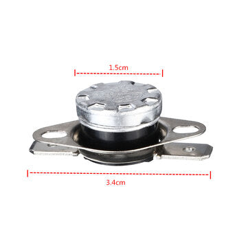 10Pcs 250V 10A KSD301 Normal Open 35 Thermostat Temperature Thermal Controller Control Switch