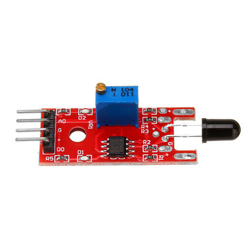 10pcs KY-026 Flame Sensor Module IR Sensor Detector Temperature Detecting Geekcreit for Arduino - pr