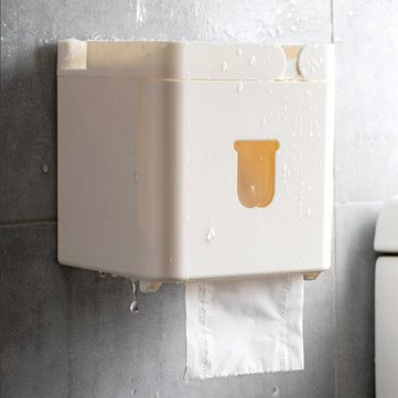 Jordan&Judy 3 in 1 Waterproof Wall Mounted Bathroom Tissue Box Roll Issue Facial Tissue Dispenser Ad