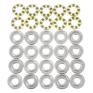 Machifit 10pcs F6-14M 6x14x5mm Axial Ball Thrust Bearing 6 x 14 x 5mm